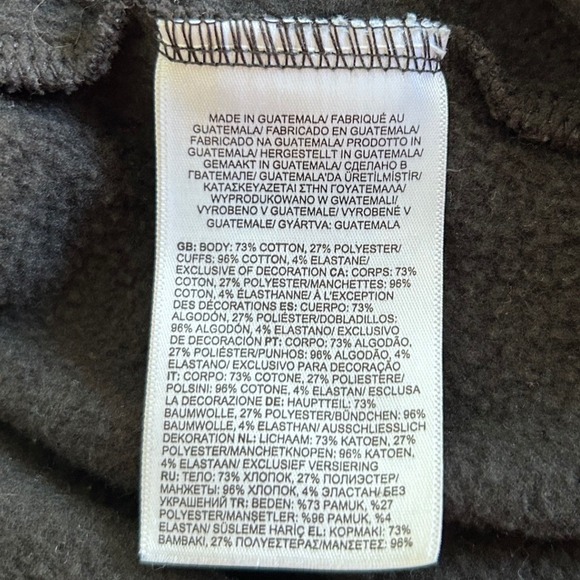 The North Face Womens Black Cropped Hoodie Sweatshirt Logo Size Medium - Picture 7 of 8